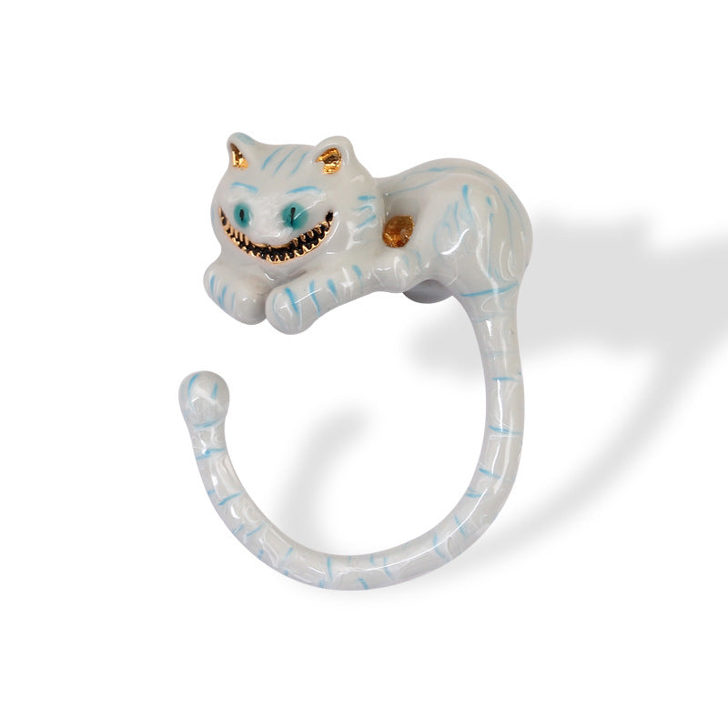 Boutique Cartoon Animal Ring Female Cat