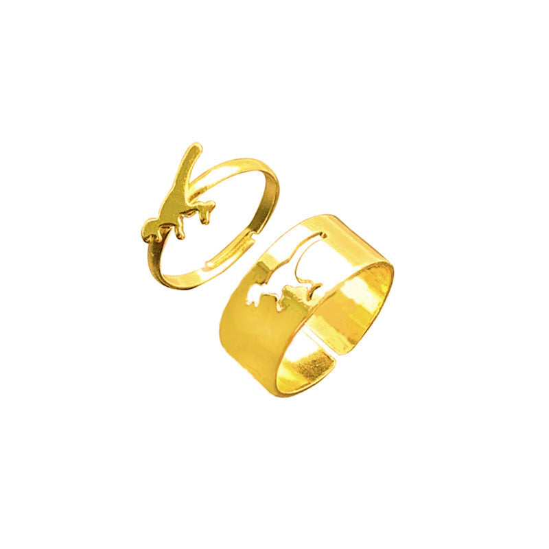 Dinosaur Ring Animal 2 Piece Set Ring Jewelry