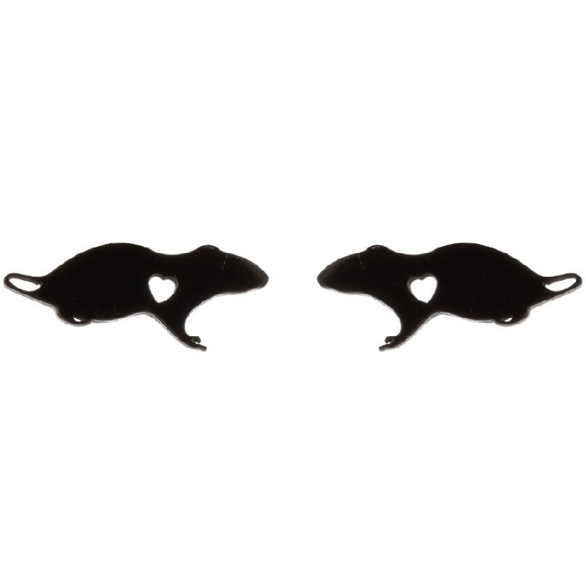 Simple Animal Earrings Bee Dolphin Earrings Plating Korean Style Earrings