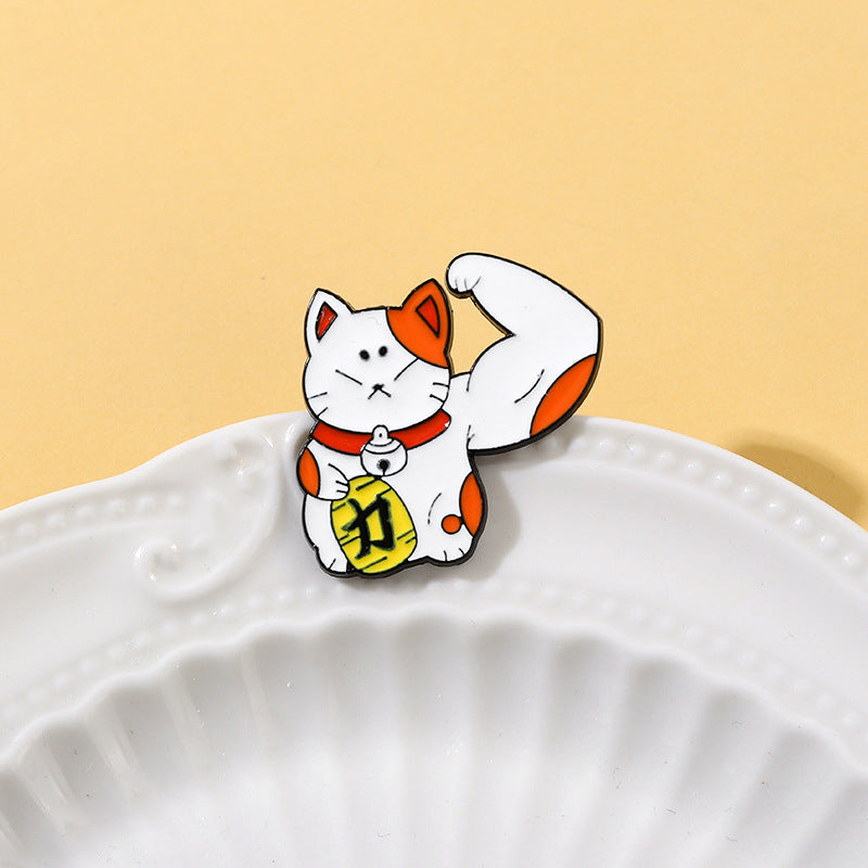 Cute Cartoon Creativity Metal Brooch Decorations