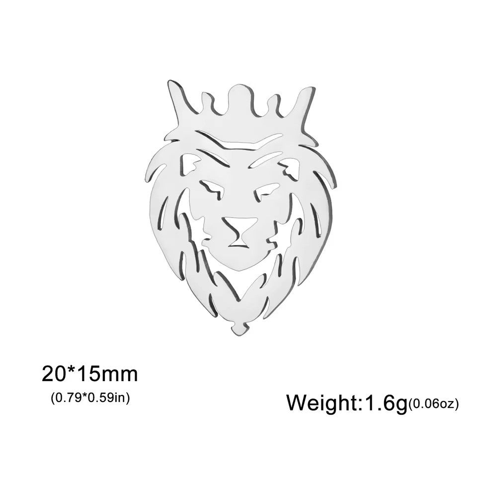 Fashion Stainless Steel Animal Pattern Shape Brooch