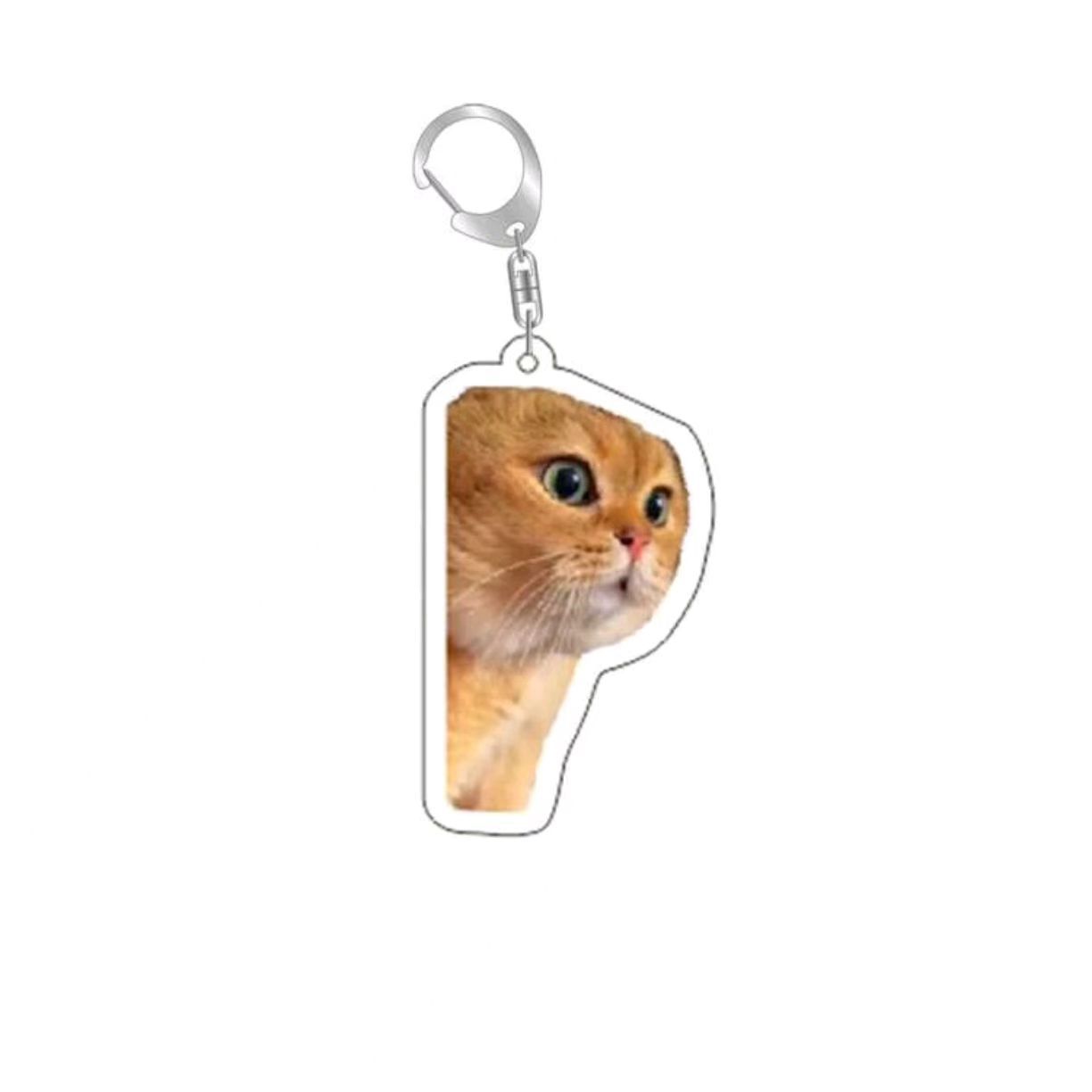 Facial Expression Bag Keychain Acrylic Hang Decorations