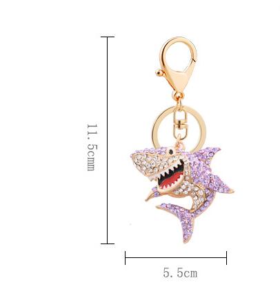 Metal Shark Keychain Ocean Series