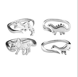 New European And American Alloy Dinosaur Ring Animal Ring Jewelry