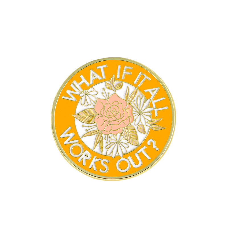 Cute Cartoon Creativity Metal Brooch Decorations