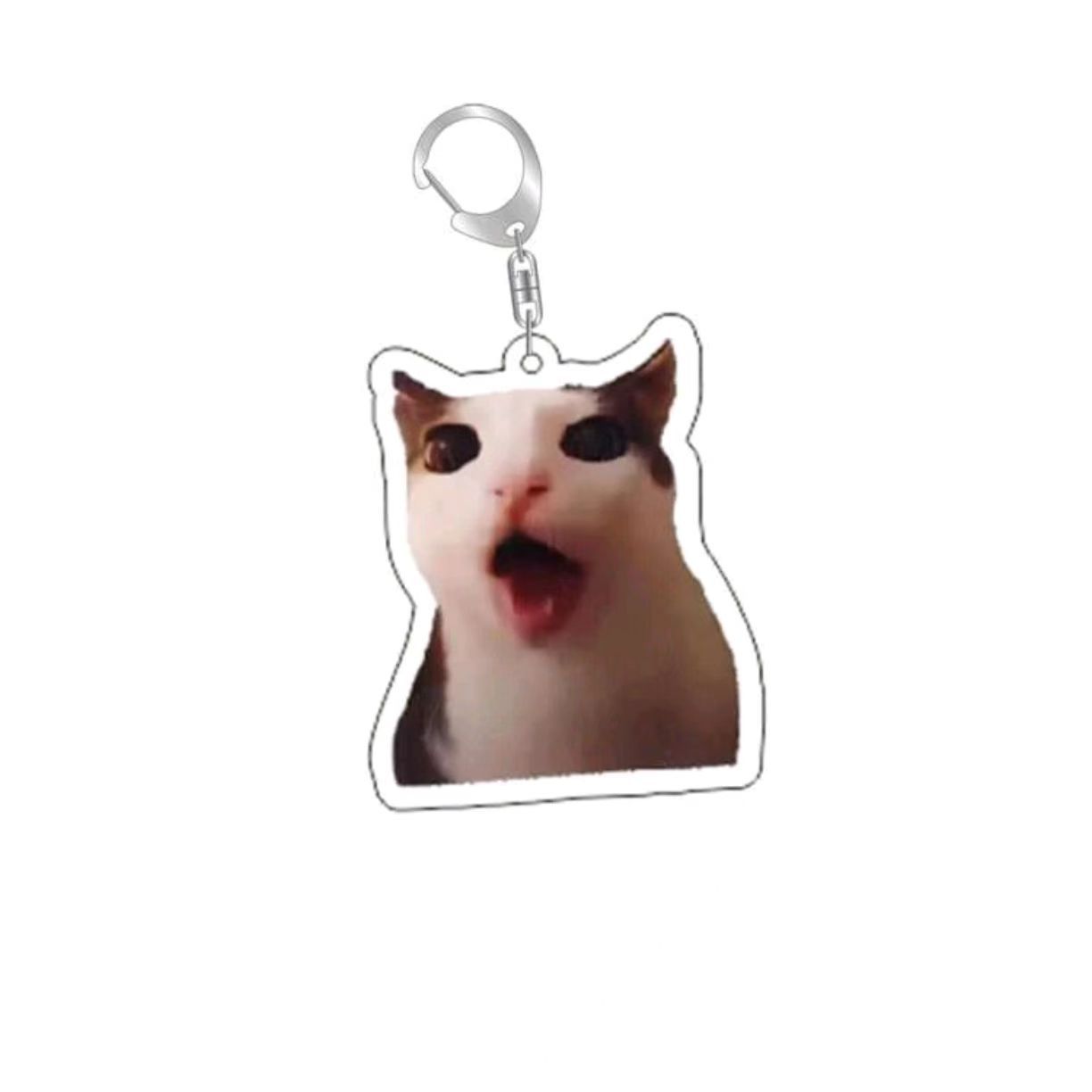 Facial Expression Bag Keychain Acrylic Hang Decorations