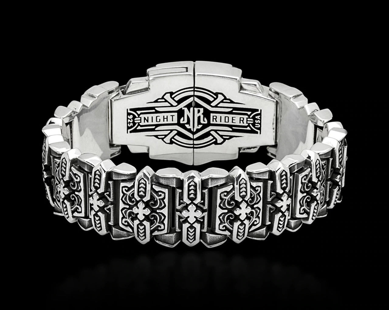 Male Cross Vintage Lion Head Animal Pattern Ring