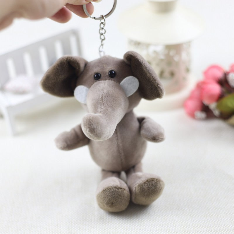 Cute Little Animal Plush Pendant Lion Giraffe And Hippo