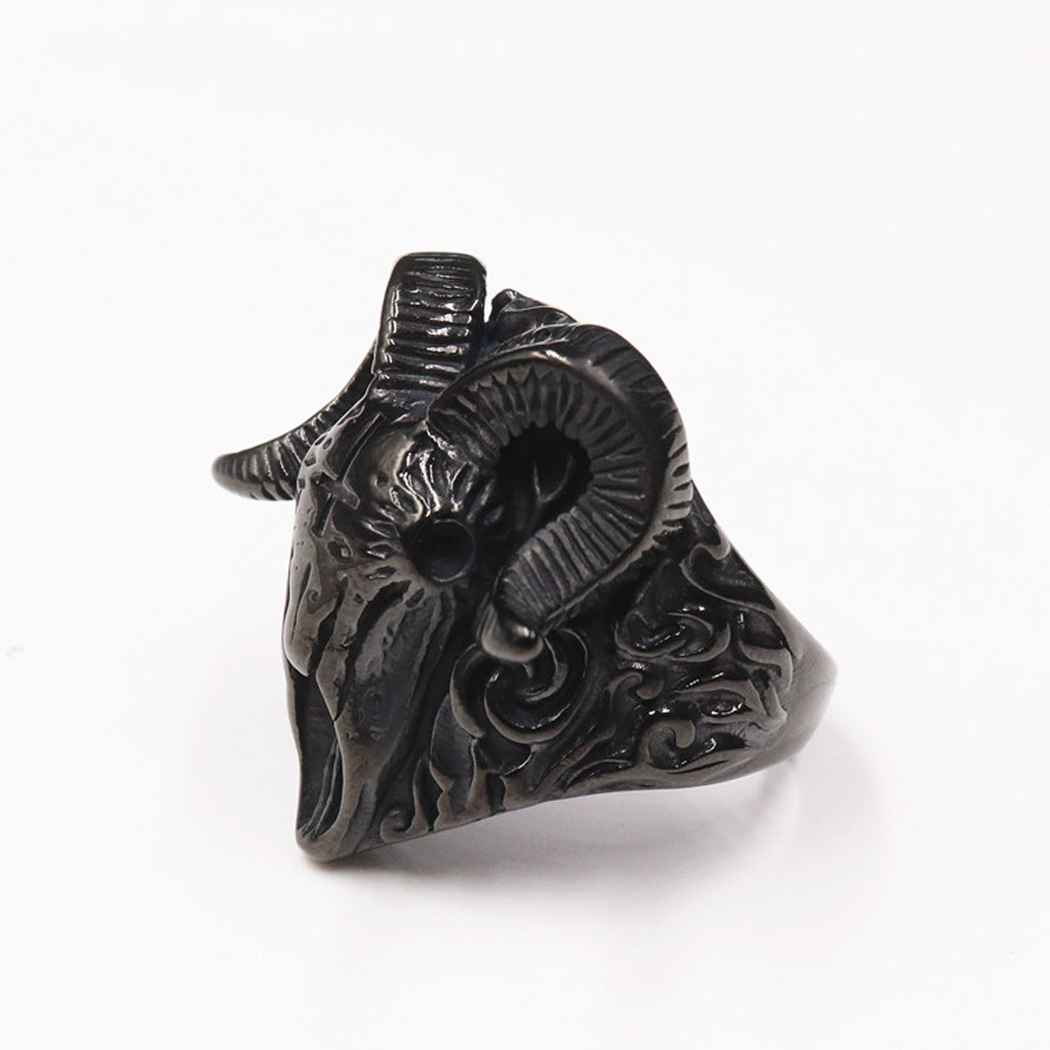 Punk Vintage Ring Men's Animal Shape Stainless Steel Ring