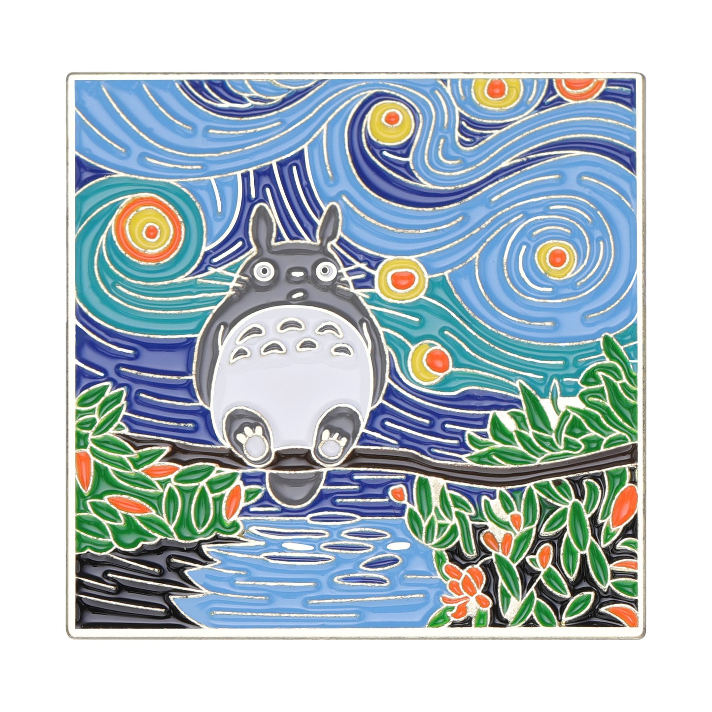 Creative Oil Painting Series Alloy Brooch Clothes And Bags Decorations