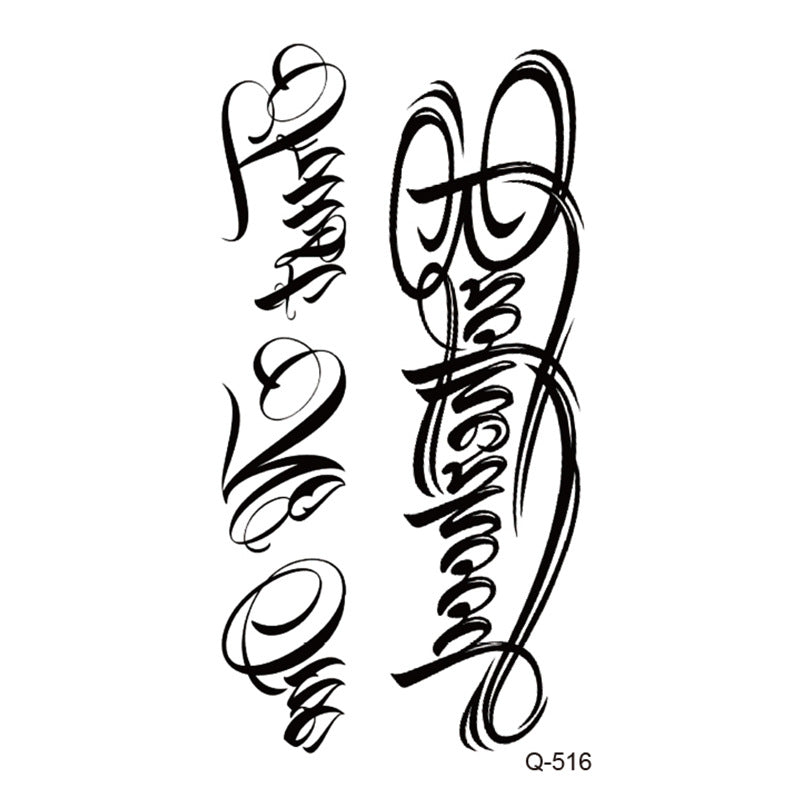 Waterproof Tattoo Sticker Set Any Combination