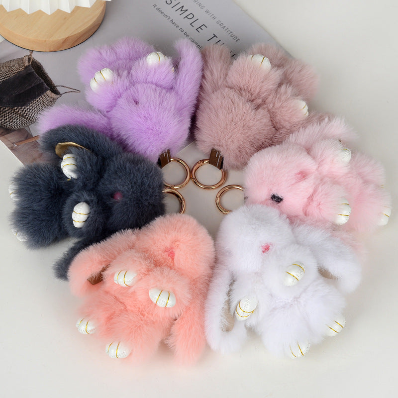 Creative Cartoon Plush Rabbit Keychain Pendant
