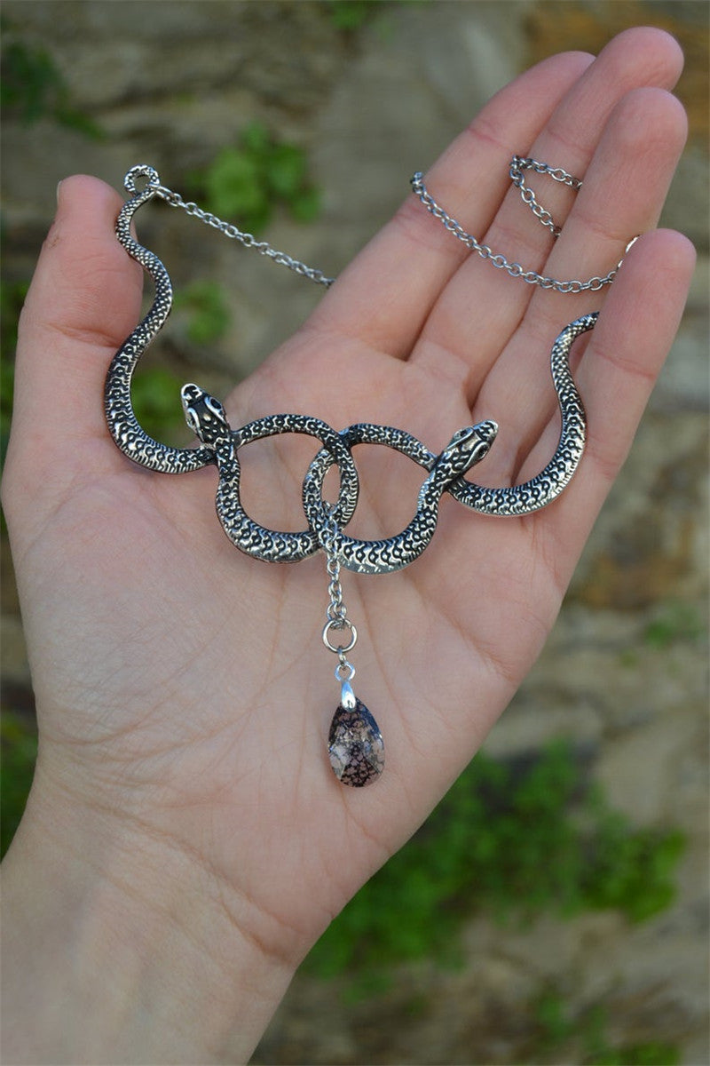 New Medusa Snake Necklace Jewelry Girl