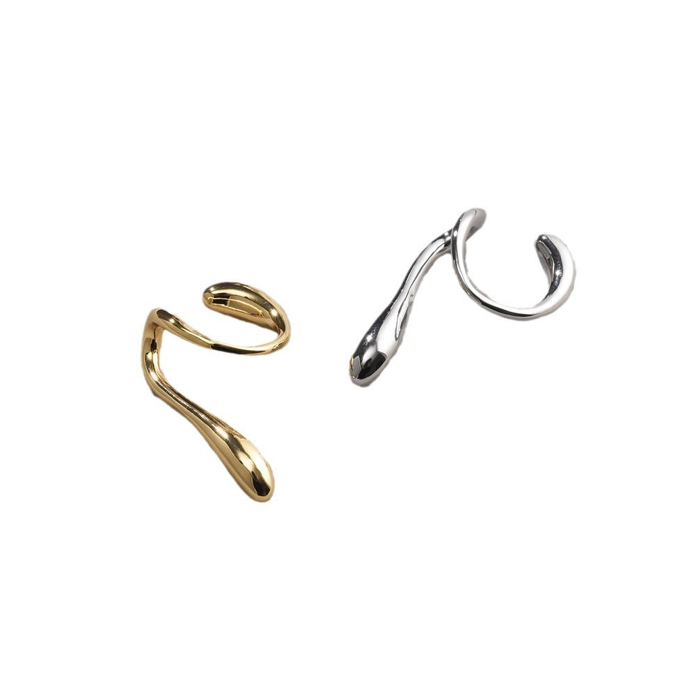 Personality Geometry Drop Shape Ear Clip Non-Piercing Earring