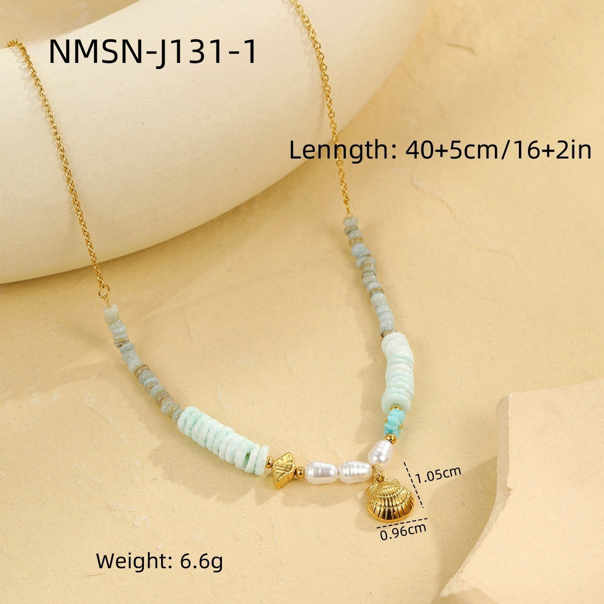 Shell Stainless Steel Necklace Clavicle Chain Jewelry