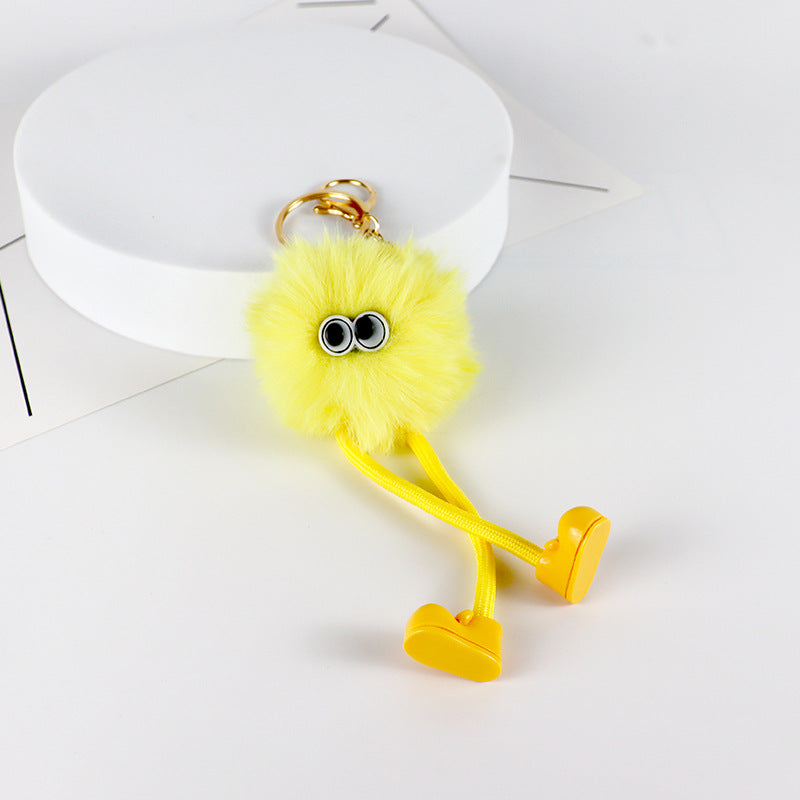 Car Keyring Bag Plush Pendant