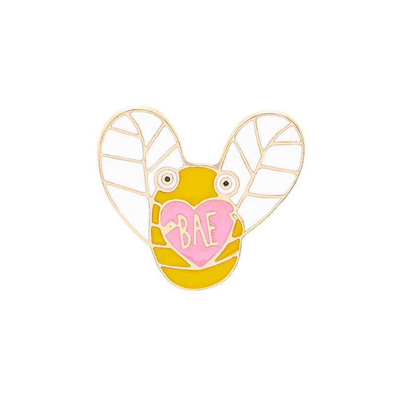 Clothes Accessories Insect Series Badge Zinc Alloy