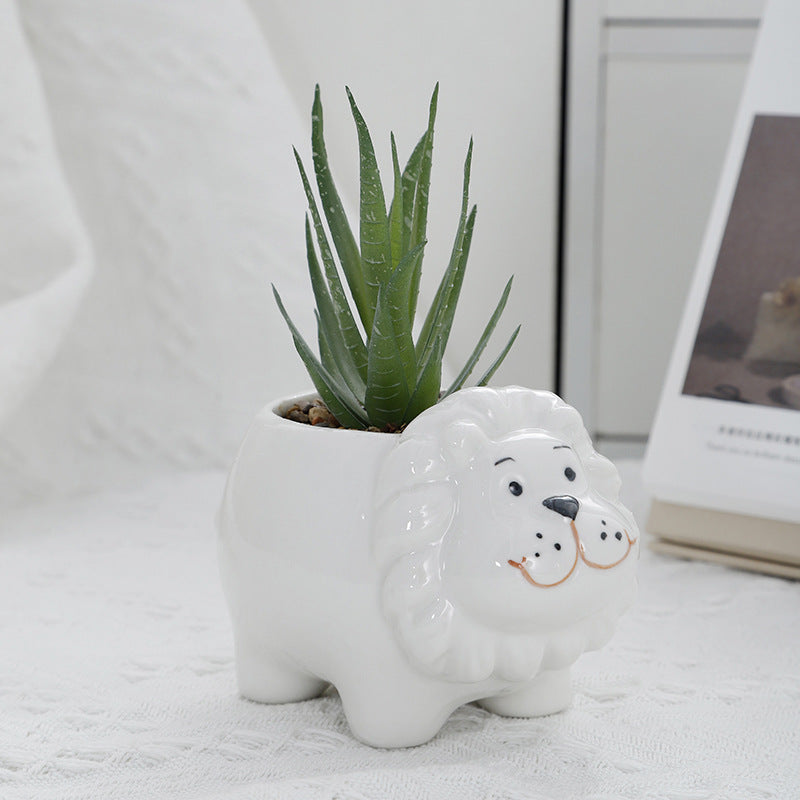 Animal Potted Handicraft Ornaments Flowerpot