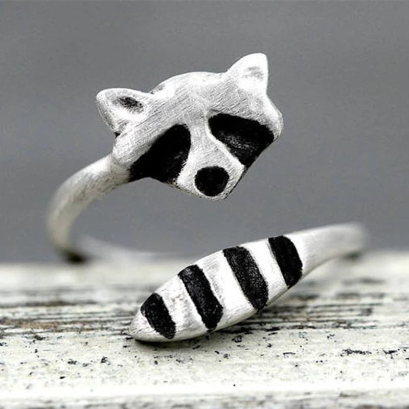 Female Cute Fox Tail Animal Ring Jewelry