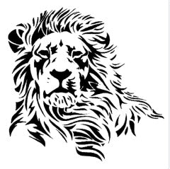 Lion Bumper Stickers African Animal Lion Car Window Glass Car Sticker