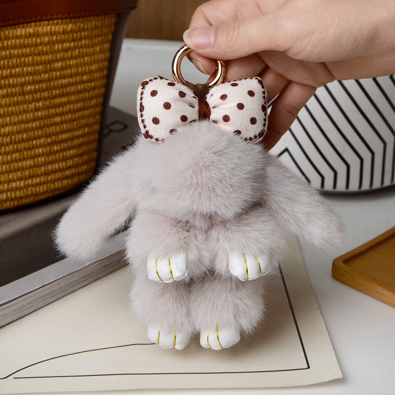 Cartoon Plush Bunny Keychain Pendant