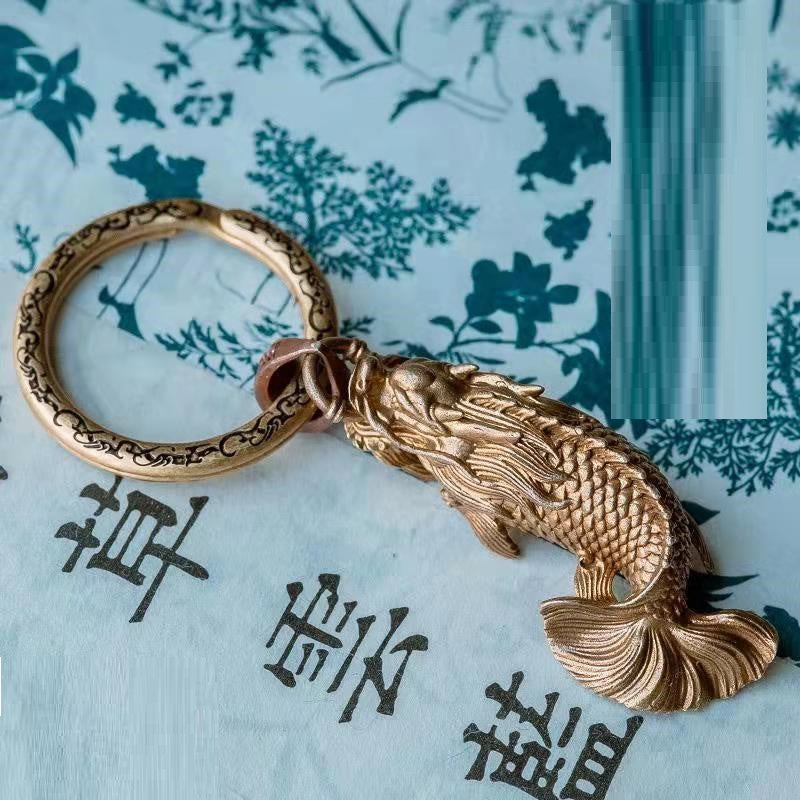 Original Handmade Pure Copper Brass Keychain Pendants