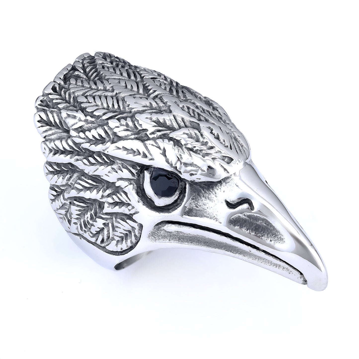 Personality Men's Eagle Ring Motorcycle Series Animal Eagle Head Ring