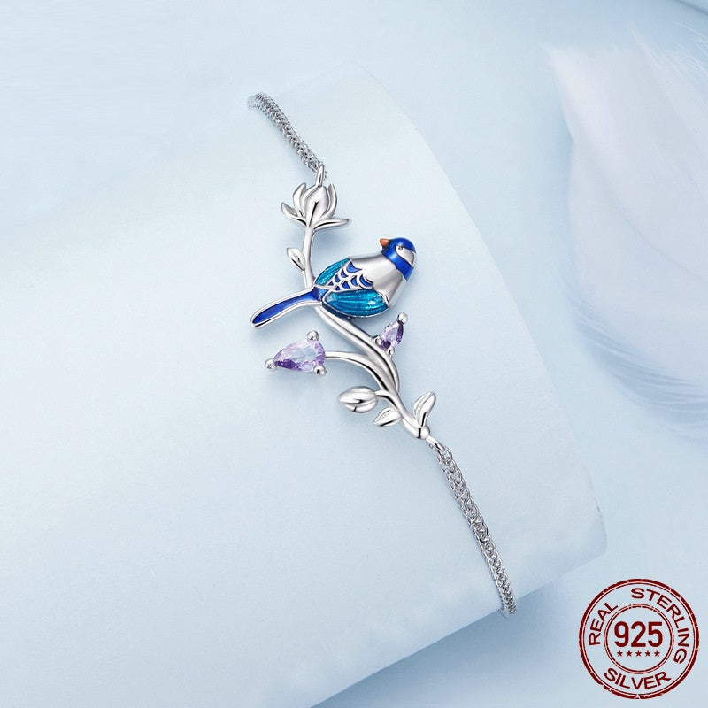 Delicate Bird Natural Style Bracelet Ornament