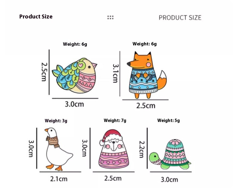 Brooch Cute Japanese Cartoon Metal Badge Pin