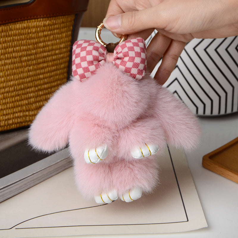 Cartoon Plush Bunny Keychain Pendant