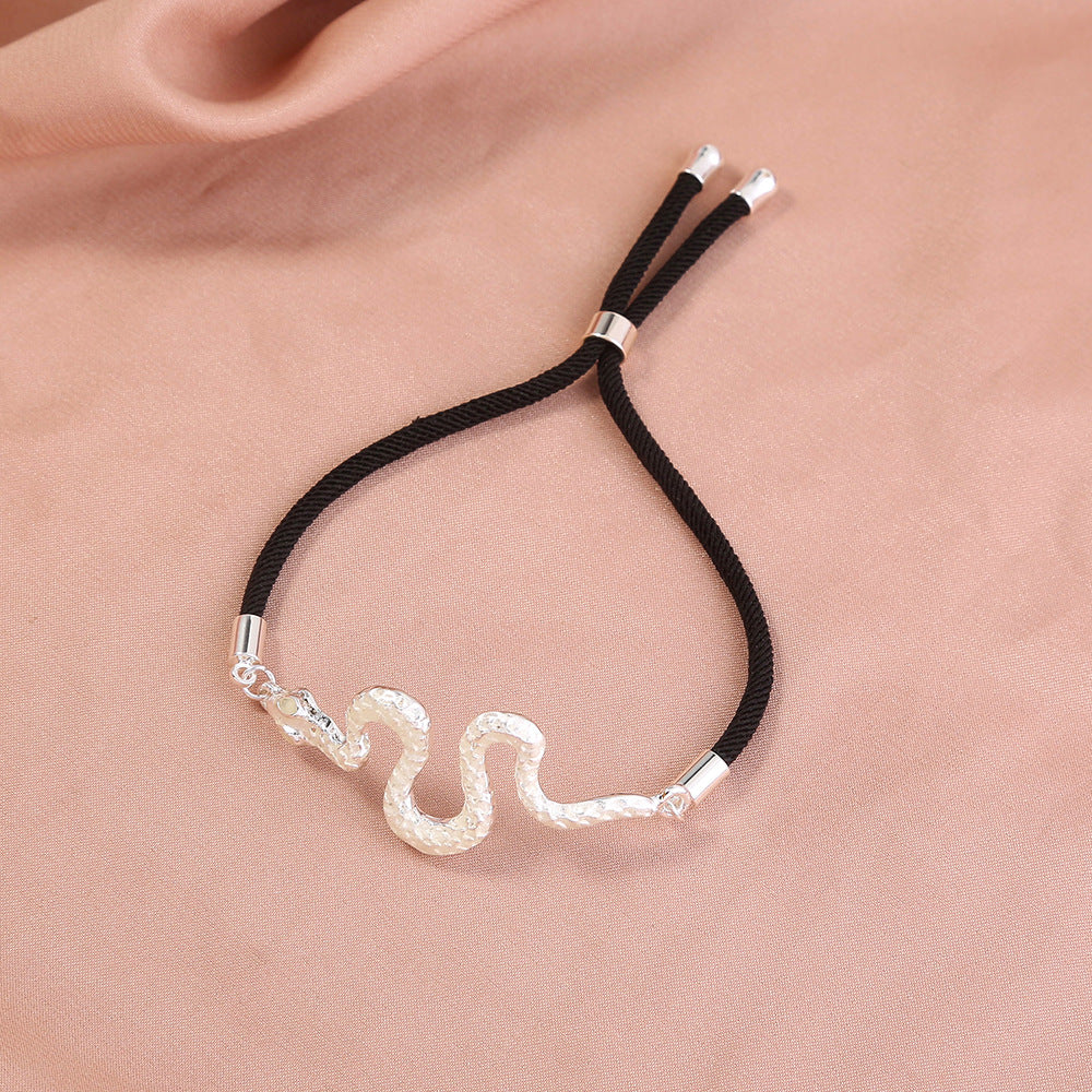 Cute Animal Snake-shaped Luminous Glow Men's Free Adjustment Bracelet