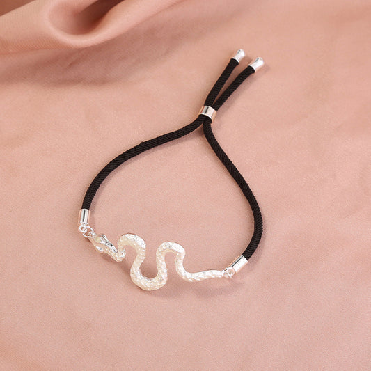 Cute Animal Snake-shaped Luminous Glow Men's Free Adjustment Bracelet