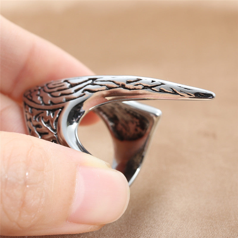 Titanium Steel Animal Beak Vintage Men's Personality Punk Ring