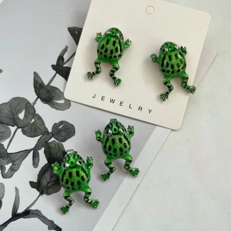 Frog Cute Personality Animal Vintage Earrings