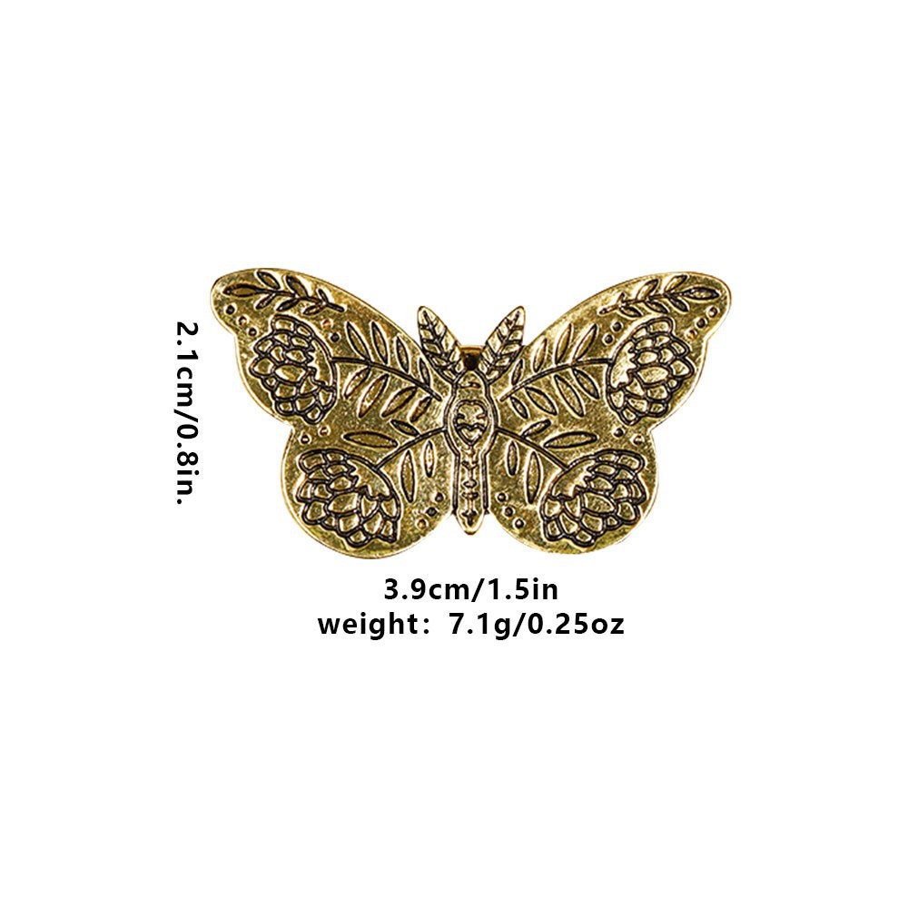 Fashion Personality Trend Vintage Engraving Animal Series Brooch