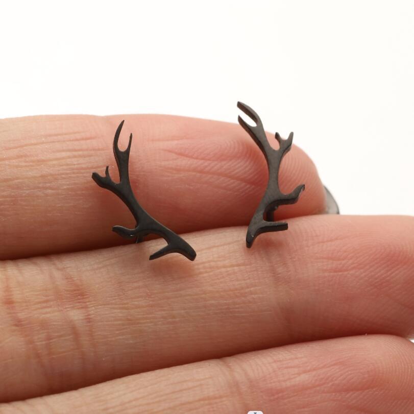 Stainless Steel Cute Animal Series Stud Earrings