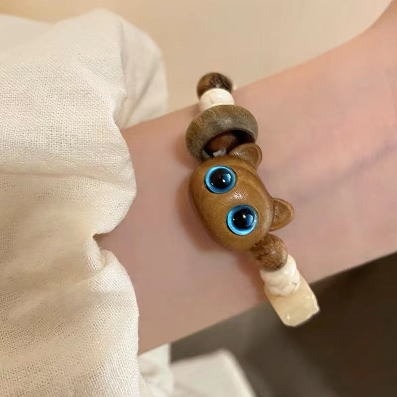 Special-interest Design Cat Beaded Bracelet For Women