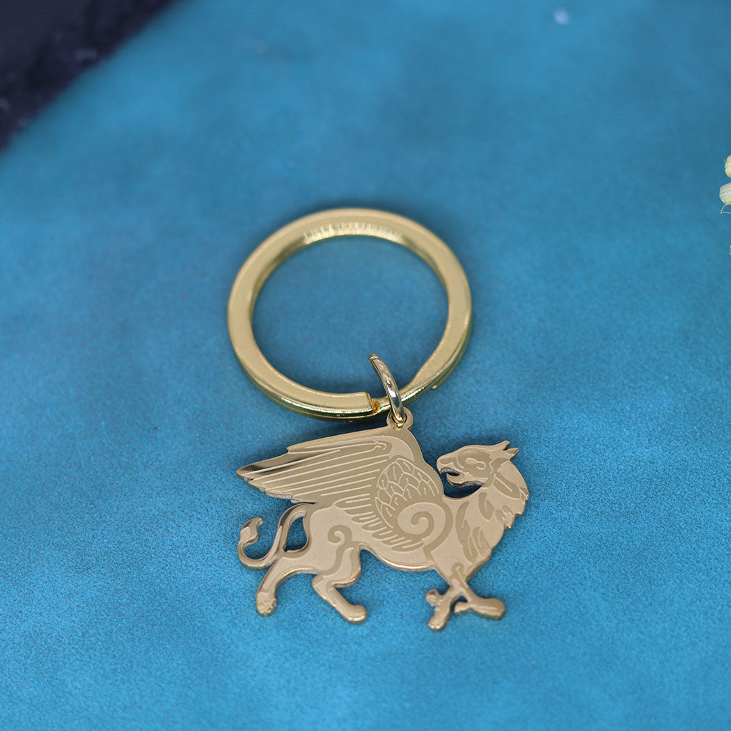 Fashion New Griffin Stainless Steel Anglo Pendant Keychain