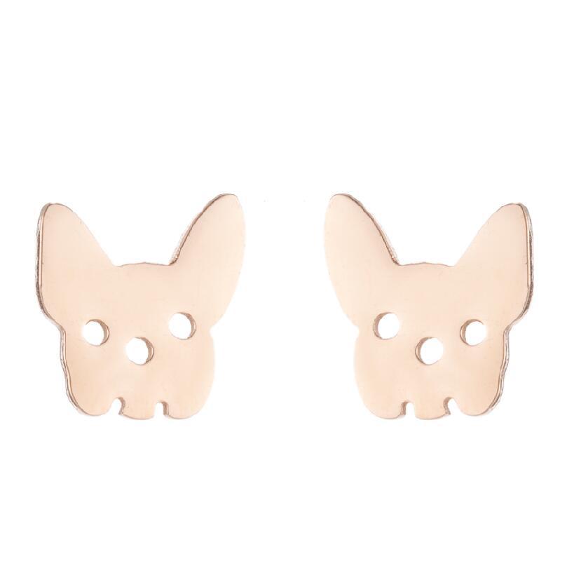 Simple Animal Earrings Bee Dolphin Earrings Plating Korean Style Earrings