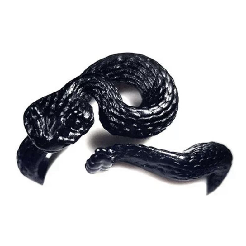 Animal Spirit Snake European And American Retro Punk Exaggerated And Personalized Men And Women Winding Snake Animal Opening Ring