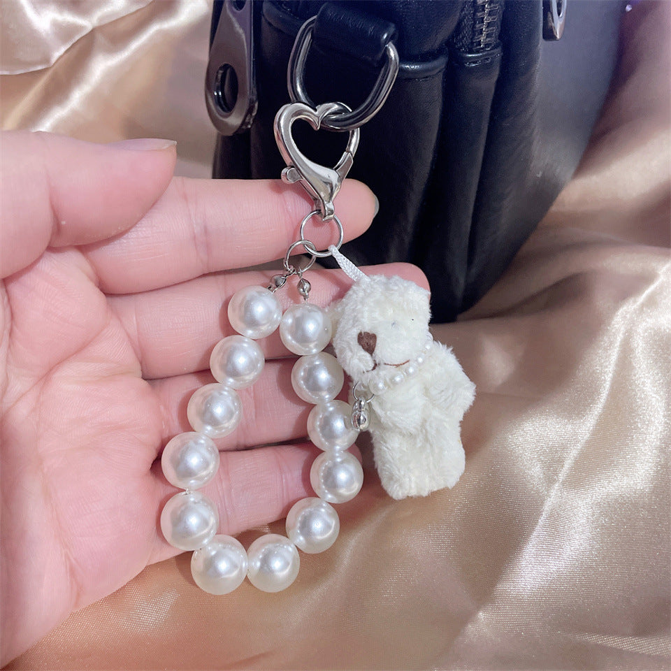 Cute Plush Teddy Bear Keychain Cute Doll Puppet