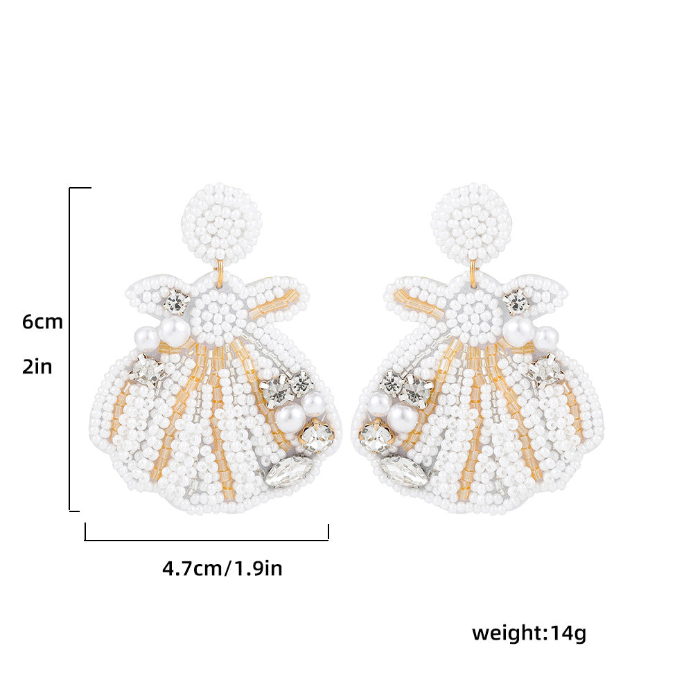 Fashion Marine Animal Color Simple Earrings