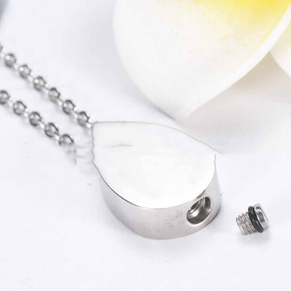 Drop-shaped Paw Print Can  The Ashes Pendant