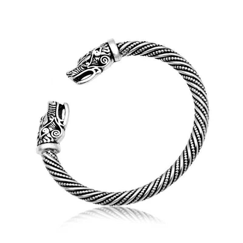 Retro Nordic Faucet Zodiac Faucet Men's Open Bracelet