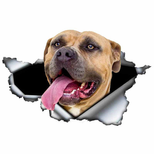 Funny Creative Personality 3D Pet Cartoon Dog Car Sticker