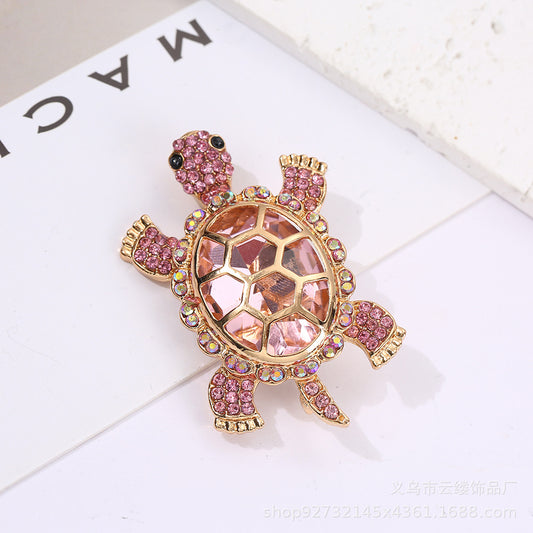 Retro Turtle Brooch High-grade Moving Object