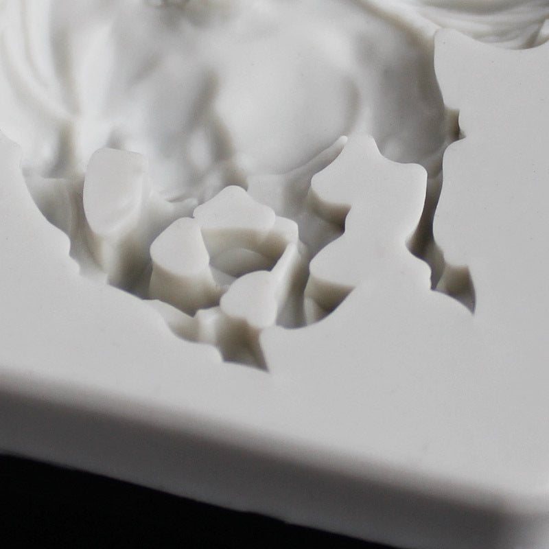 Pentium's Horse Liquid Silicone Mold Fondant Cake Soft Pottery Clay Epoxy Modeling