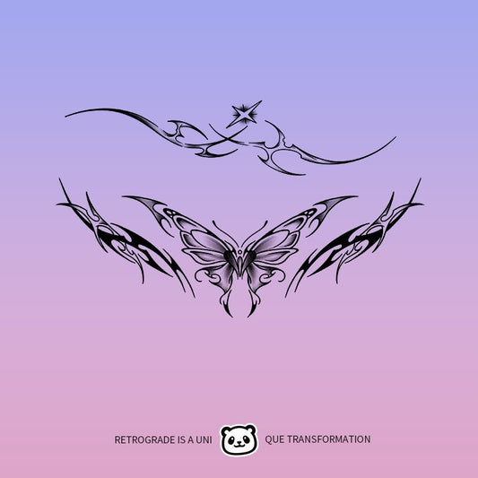 Fruit Juice Herbal Tattoo Sticker Female Waterproof And Durable Arm Clavicle