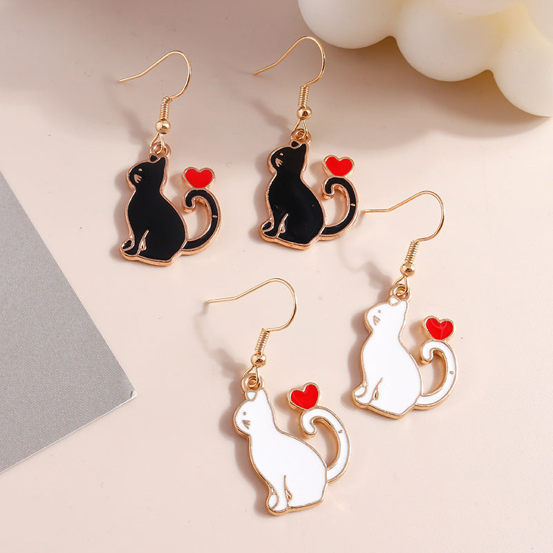 Metal Butterfly Cat Dinosaur New Acrylic Minimalist Dangle Earring