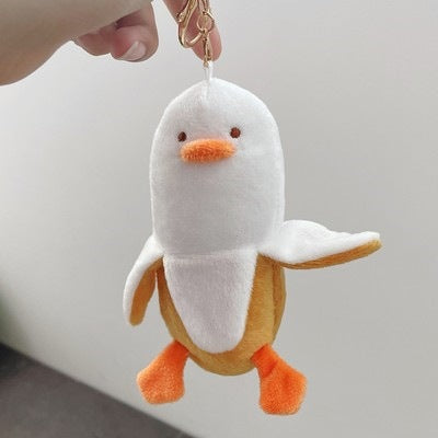Banana Duck Pendant Dating Keychain
